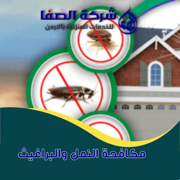 مكافحة النمل والبراغيث في عمان 0789832388 شركة الصفا