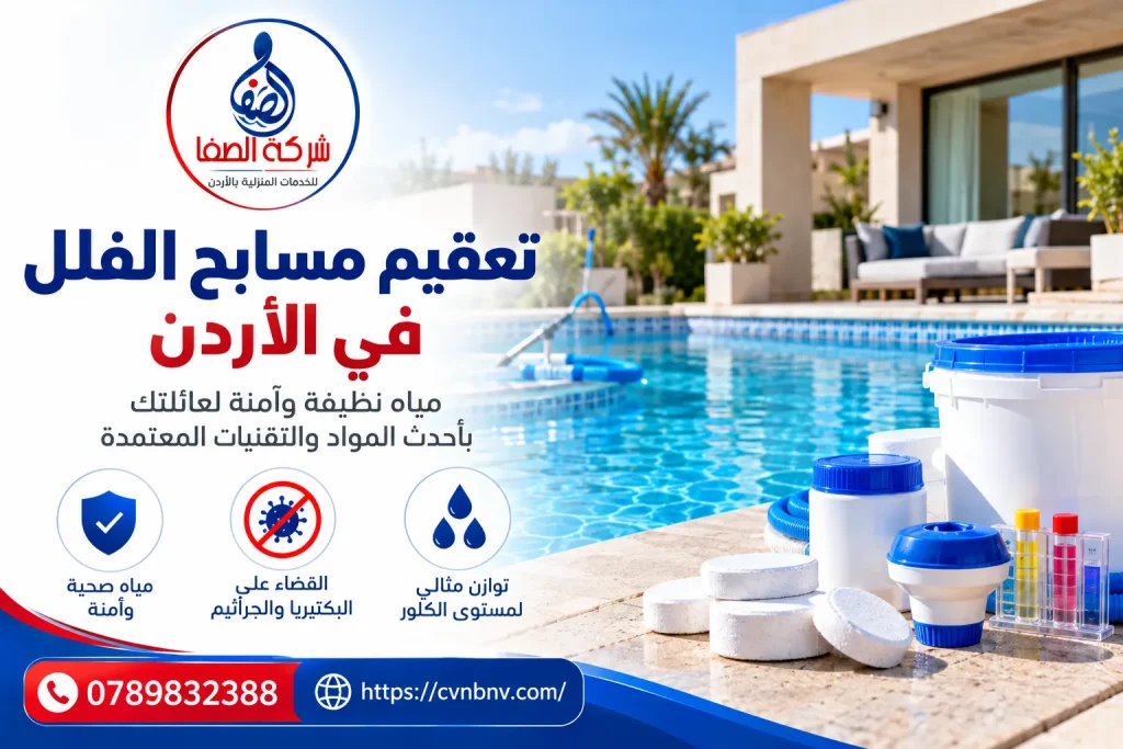 تعقيم مسابح الفلل في الأردن