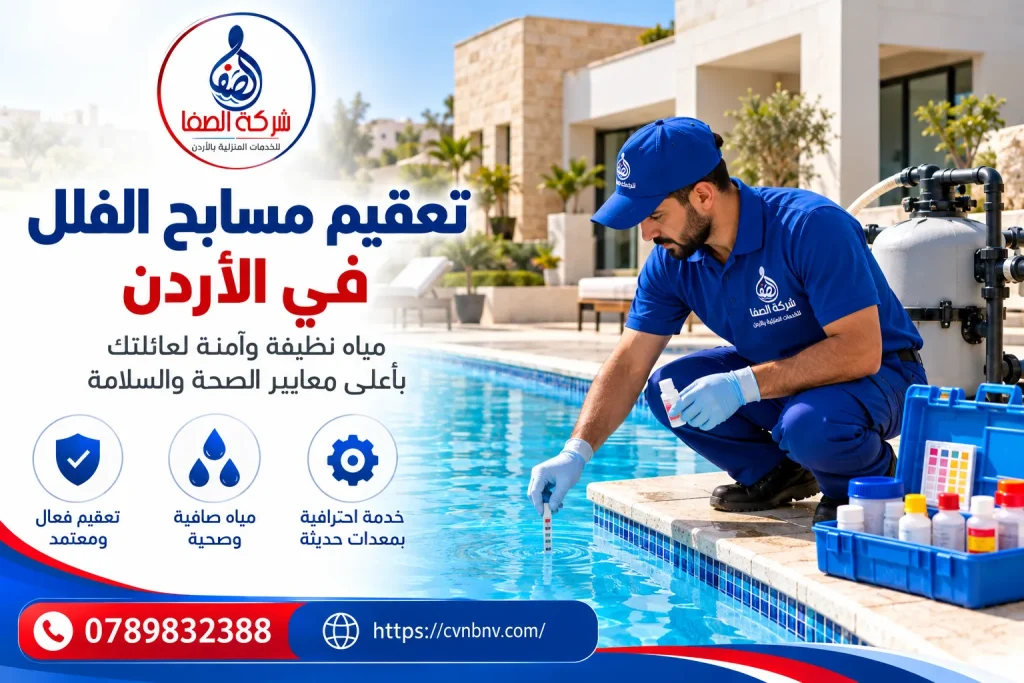 تعقيم مسابح الفلل في الأردن